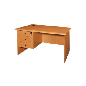 F861 1.2M Office Table With Fixed Drawers
