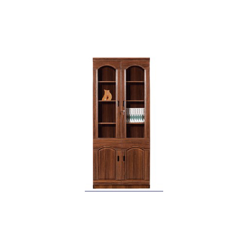 914 2 Door Cabinet (Soild Wood)-Mahogany