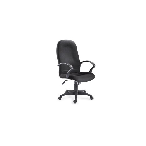 501TGA High Back Swivel Cloth Swivel Chair Black