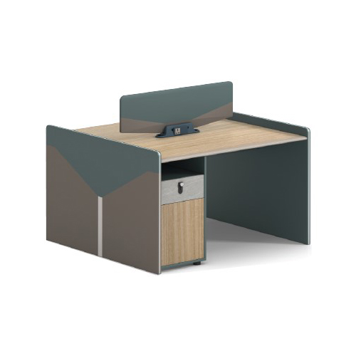 A20 2 Seater Workstation-with 2 Mobile Drawers
