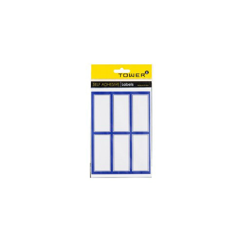 Blue Border Labels