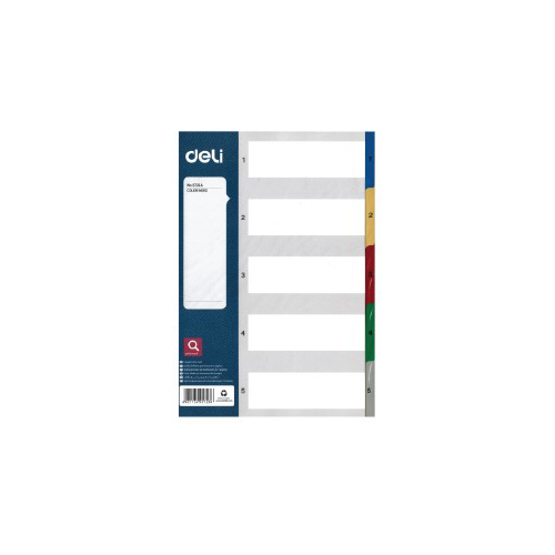 File Dividers 1-5 Pvc