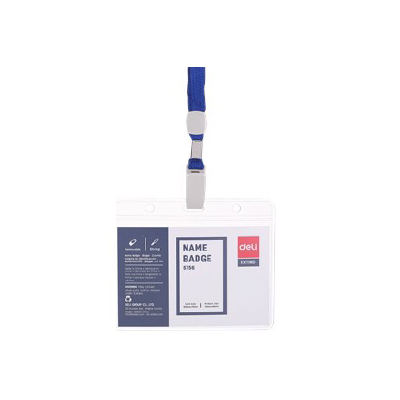 Exhibition Card PVC With String (E5756)