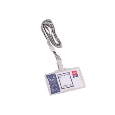 Name Badge Pvc With String (E5744)
