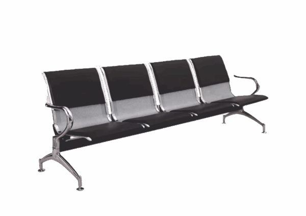 AC4 4 Seater Airport Chair-leather