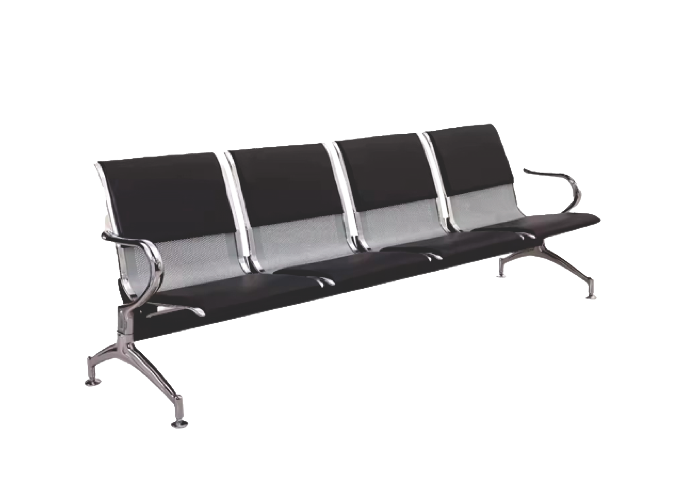 AC4 4 Seater Airport Chair-leather